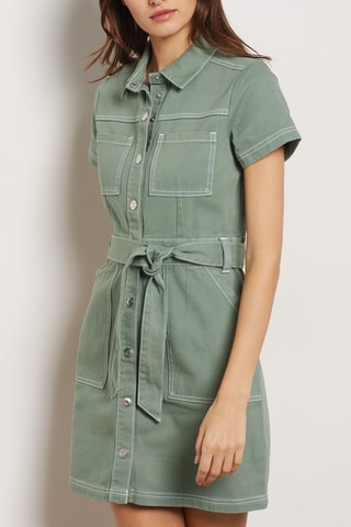 Robe chemise - Vert