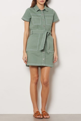Robe chemise - Vert