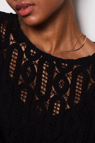 Vestido curto - Preto