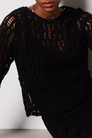 Vestido curto - Preto