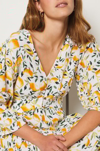 Vestido estilo patinadora - Branco