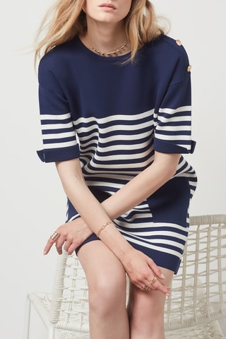 Robe droite - Ecru