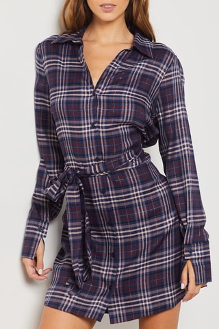 Vestido-camisa - Azul