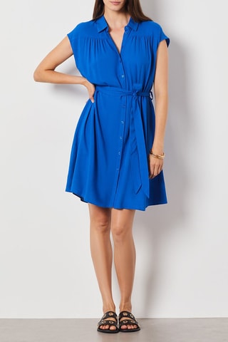 Robe chemise - Bleu marine