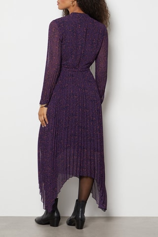 Robe plissée - Violet