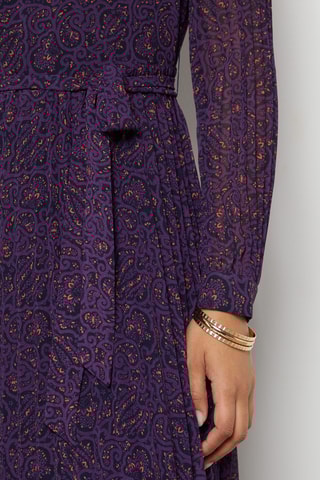 Robe plissée - Violet