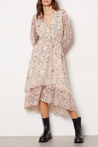 Vestido comprido - Bege