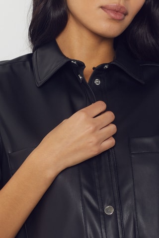 Vestido-camisa - Preto
