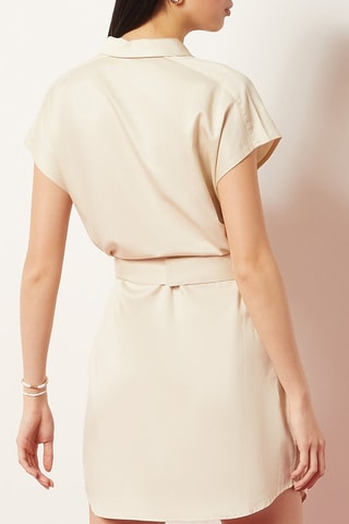 Robe chemise Ecru