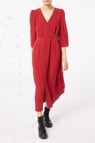 Robe midi Bordeaux