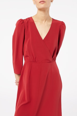 Robe midi Bordeaux