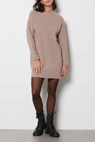 Vestido-camisola - Bege