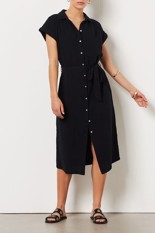 Robe chemise - Noir