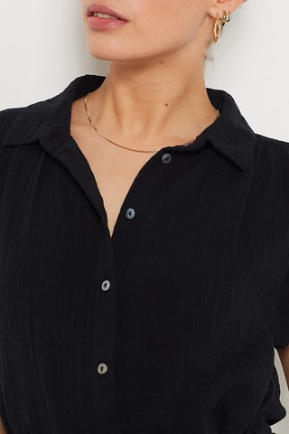 Robe chemise - Noir
