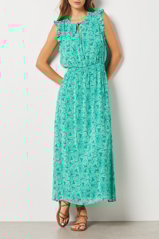 Robe longue - Vert