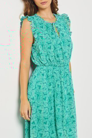Robe longue - Vert