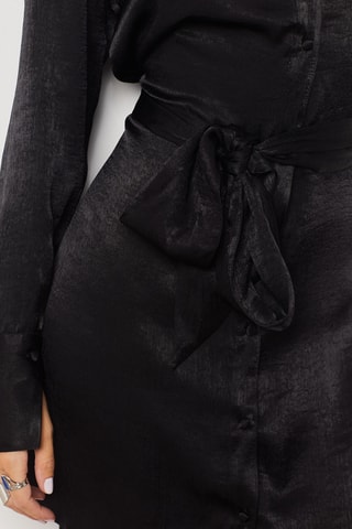 Robe chemise - Noir