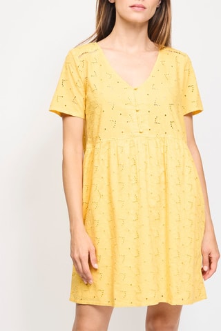 Robe droite - Jaune