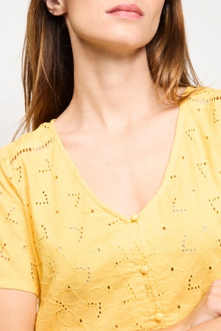 Robe droite - Jaune