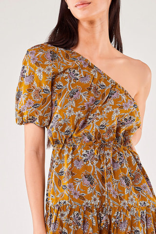 Robe longue Flore Kaki