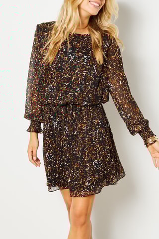 Robe courte - Marron