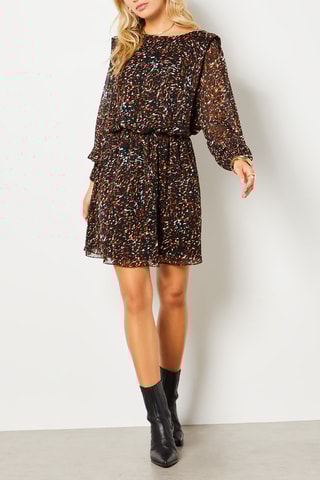 Robe courte - Marron