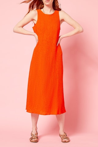 Robe midi Orange
