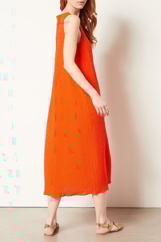 Robe midi Orange
