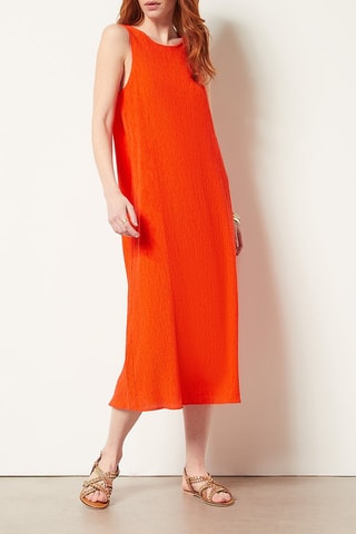 Robe midi Orange