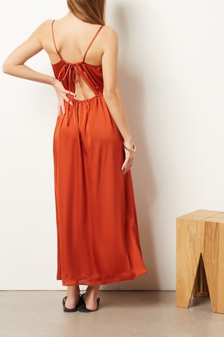 Robe longue Marron