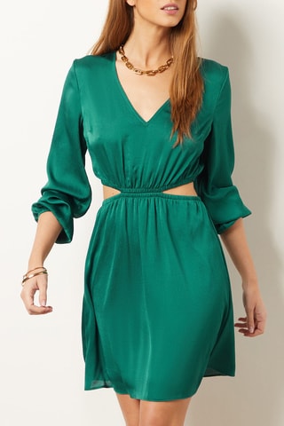 Robe droite Vert sapin