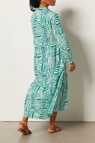 Robe midi Vert