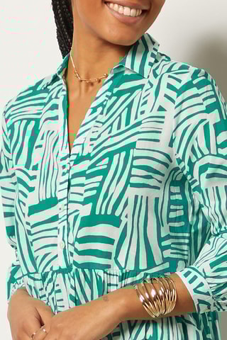 Robe midi Vert