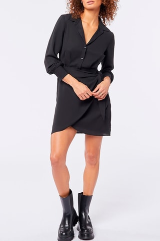 Robe portefeuille Noir