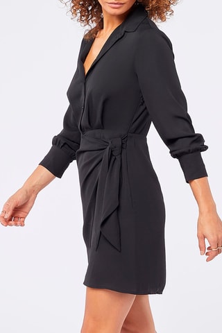 Robe portefeuille Noir