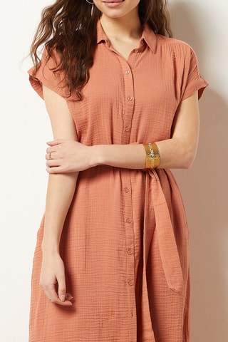 Robe chemise Marron