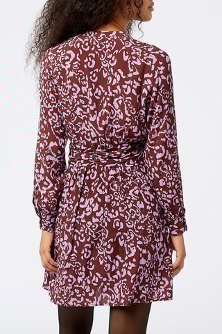 Robe patineuse Nymphe Rouge brique et mauve