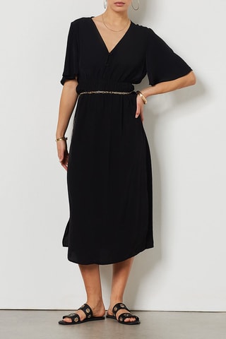 Robe midi Noir