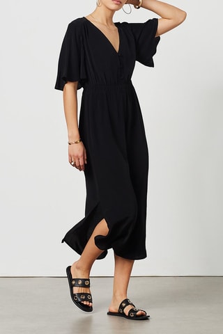 Robe midi Noir