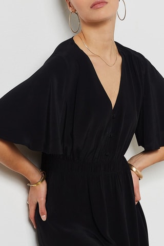 Robe midi Noir