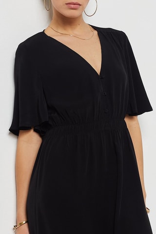 Robe midi Noir