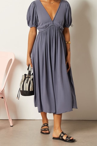 Robe longue Bleu