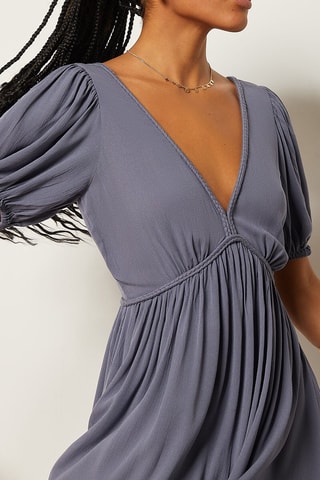 Robe longue Bleu