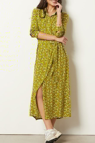 Robe chemise Vert