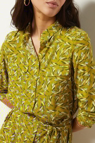 Robe chemise Vert