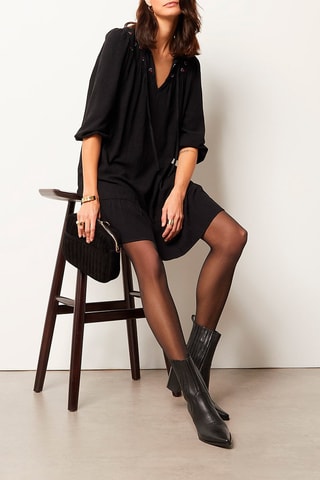 Robe taille basse Priska Noir