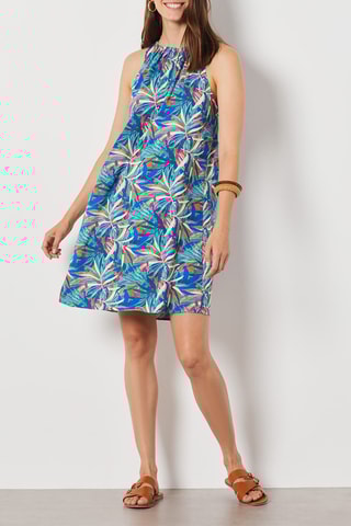 Robe droite - Bleu