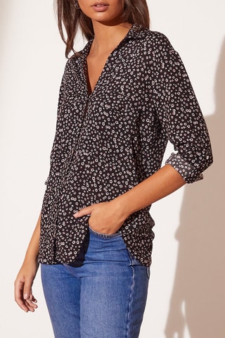 Chemise C Novief Bleur Noir