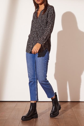 Chemise C Novief Bleur Noir