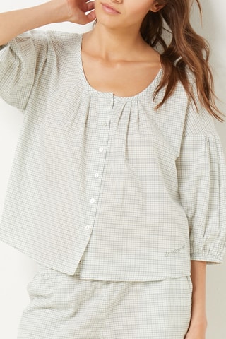 Chemise de pyjama In The Garden Ecru